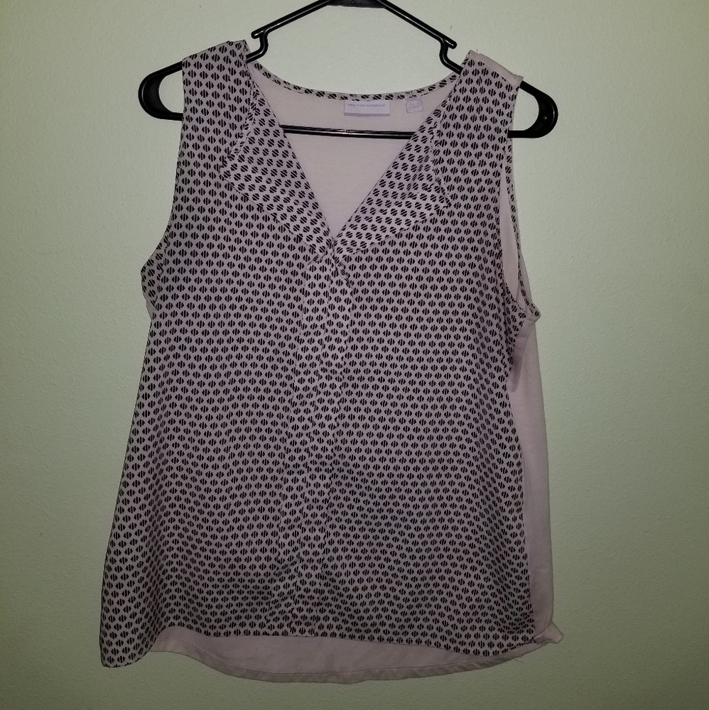 black and white blouse